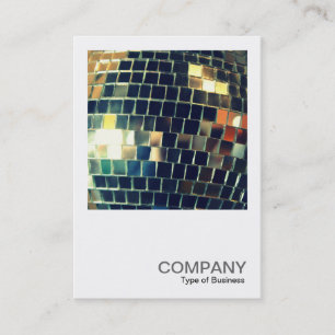 Square Photo 0420 - Mirror Ball Business Card