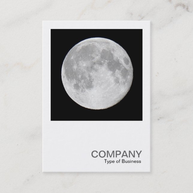 Square Photo 0477 - Super Moon Business Card (Front)