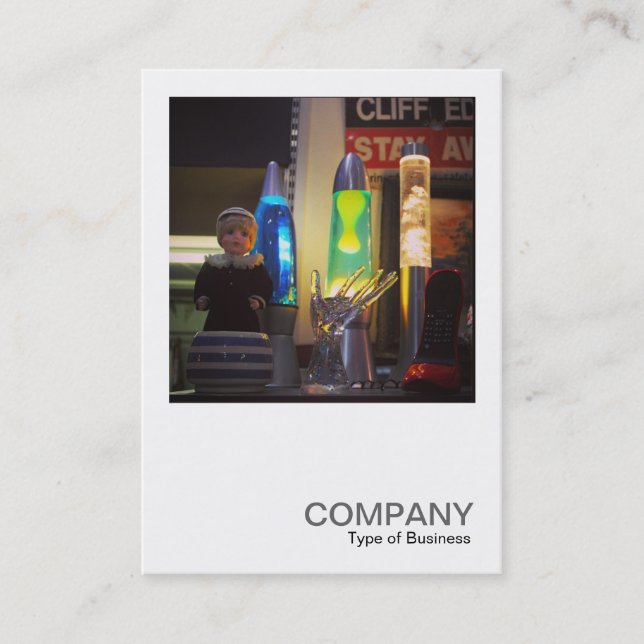 Square Photo 0485 - Flea Market Still-life Business Card (Front)