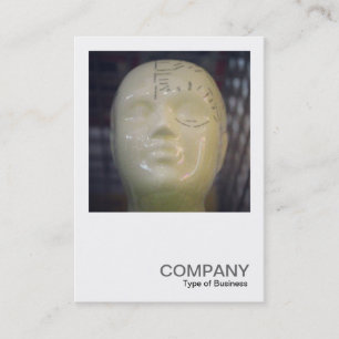 Square Photo 0486 - Phrenology Head Business Card
