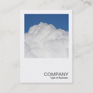 Square Photo 0516 - Cumulus Cloud Business Card