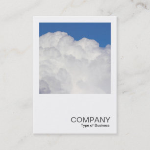 Square Photo 0517 - Cumulus Clouds Business Card