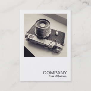 Square Photo 0557 - Russian Rangefinder Camera 02 Business Card