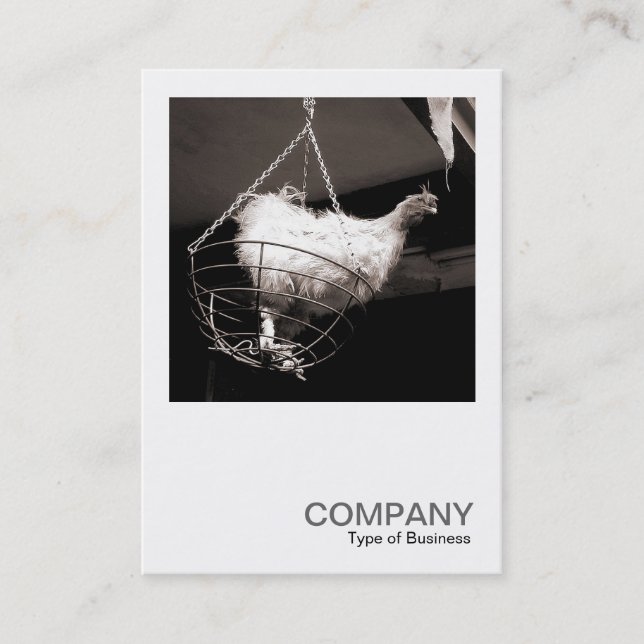 Square Photo 086 - Chicken in the Basket Business Card (Front)