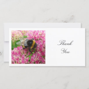 Square Photo - Bumble Bee Thank You Card
