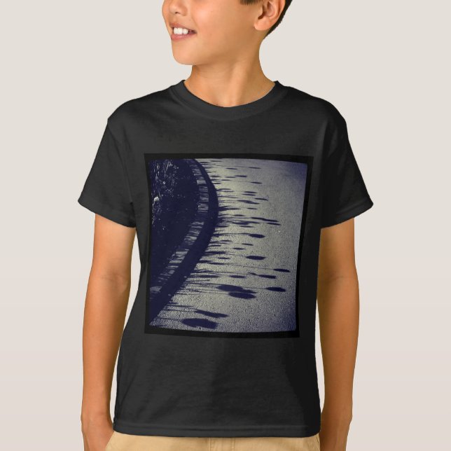 Square Photo - Flower Shadows T-Shirt (Front)