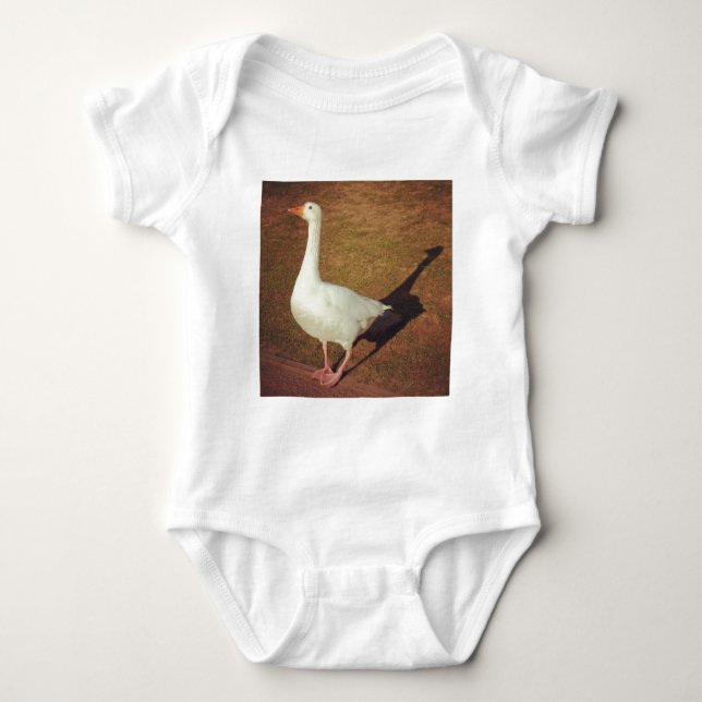 Square Photo - Goose Baby Bodysuit (Front)