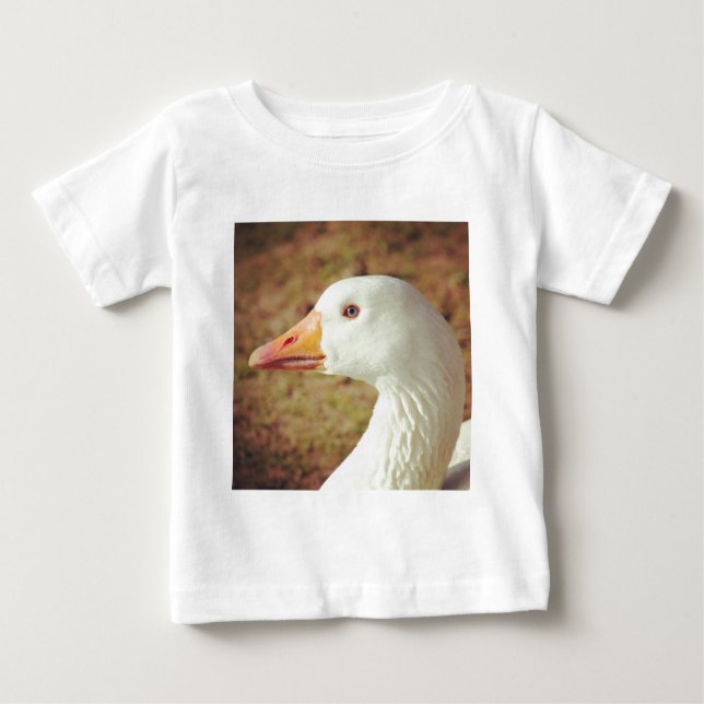 Square Photo - Goose (Close-up) Baby T-Shirt (Front)