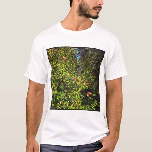 Square Photo - Magnolia Bush 02 T-Shirt (Front)