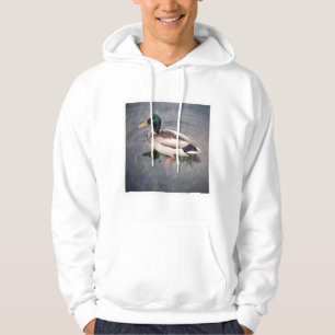 Square Photo - Mallard Duck Hoodie