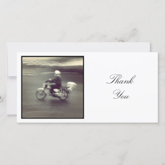 Square Photo - Motorbike Thank You Card