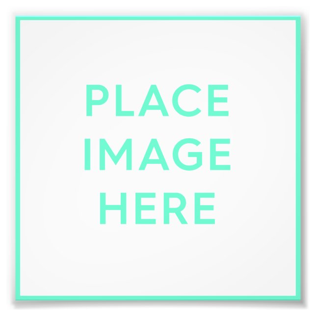 Square Photo Print Enlargement 6" x 6" (Front)