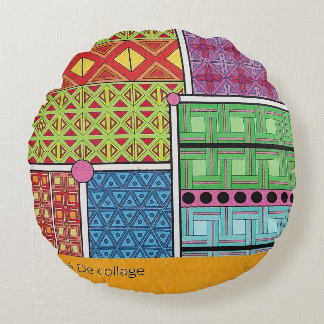 square photo round cushion (Front)