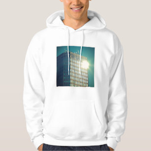 Square Photo - Sun on a Building Hoodie