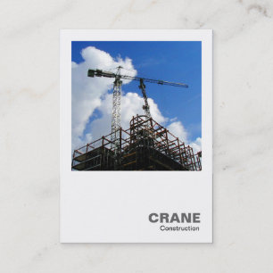 Square Photo - Tower Cranes Business Card