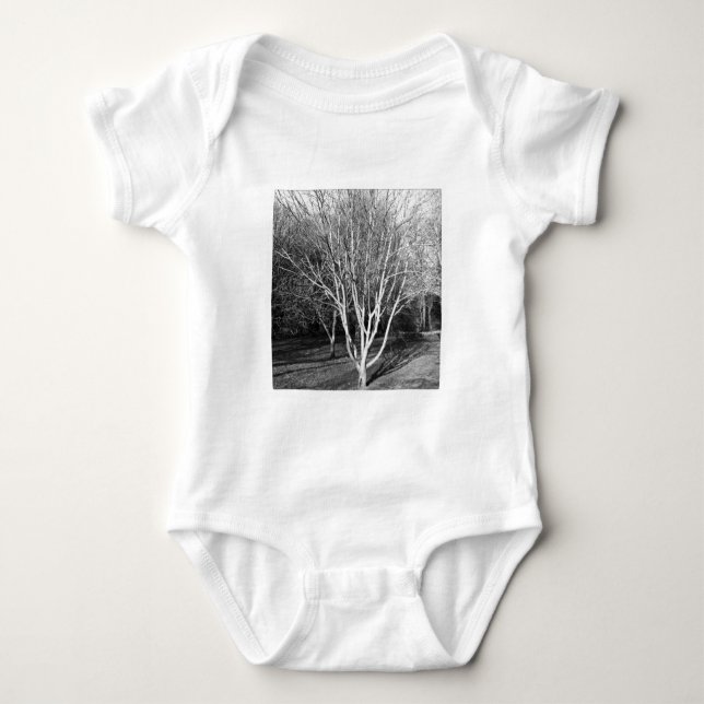 Square Photo - Tree Baby Bodysuit (Front)