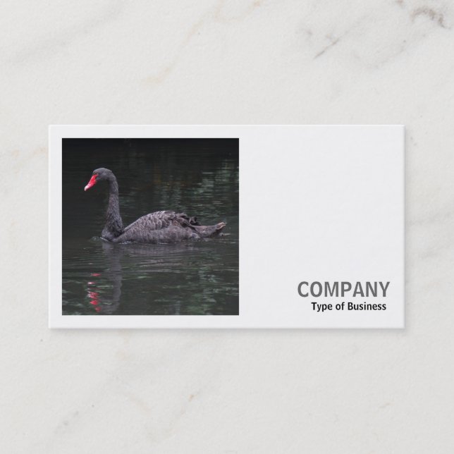 Square Photo (v2) - Black Swan Business Card (Front)