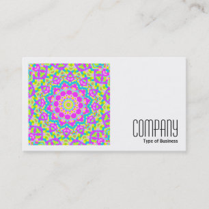 Square Photo (v2) - Colourful Kaleidoscope 09 Business Card