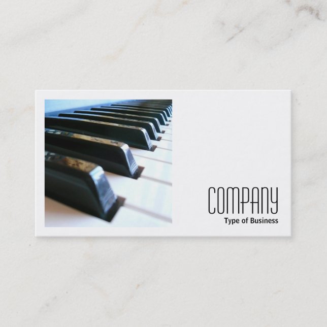 Square Photo (v2) - Keyboard Business Card (Front)