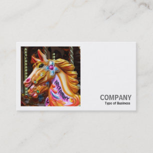 Square Photo (v2) - Merry-go-round Horses Business Card
