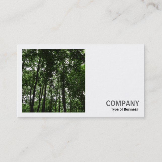 Square Photo (v2) - Woodland Canopy 02 Business Card (Front)