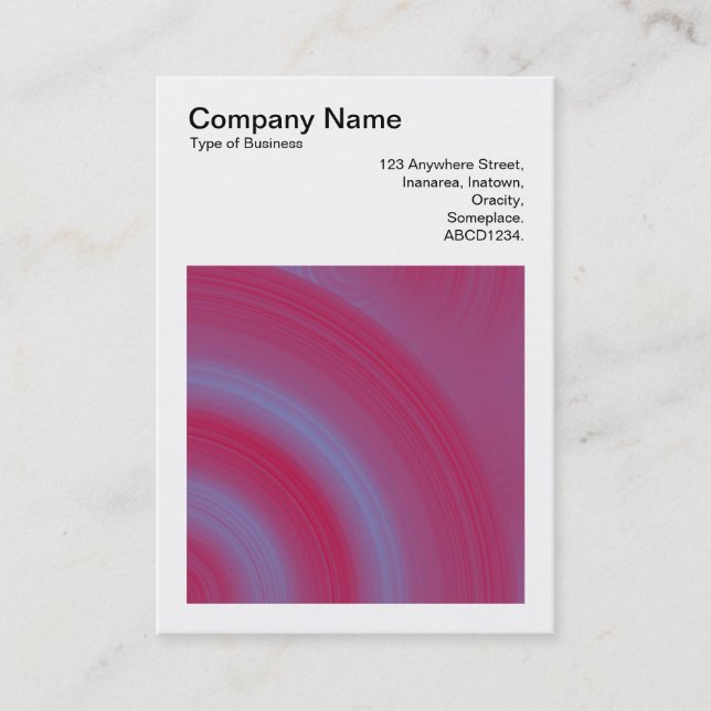 Square Photo (v3) - Abstract Circle 02 Business Card (Front)