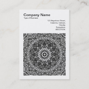Square Photo (v3) - Abstract Kaleidoscope 06 Business Card