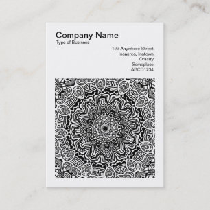 Square Photo (v3) - Abstract Kaleidoscope 07 Business Card
