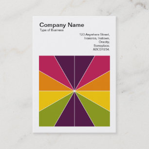Square Photo (v3) - Colour Segments 02 Business Card