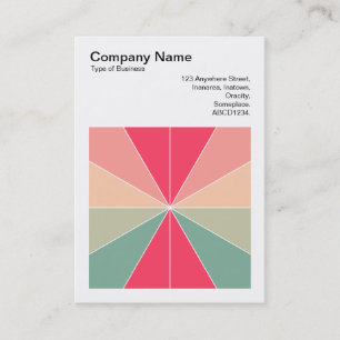 Square Photo (v3) - Colour Segments 03 Business Card