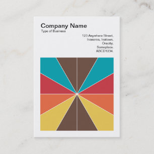 Square Photo (v3) - Colour Segments 05 Business Card