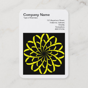Square Photo (v3) - Geometric Flower 02 Business Card