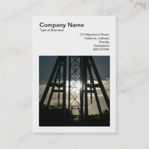 Square Photo (v3) - Steel Construction Business Card