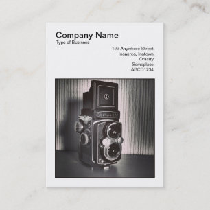 Square Photo (v3) - Vintage TLR Camera Business Card