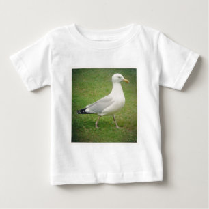 Square Photo - Walking Seagull Baby T-Shirt