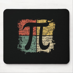 Square Pi Symbol Gift Math Equations Pi Day Teache Mouse Pad