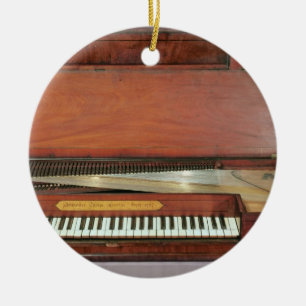 Square piano, 1767 (photo) ceramic tree decoration