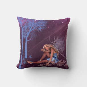 Square Pillow with Fairy