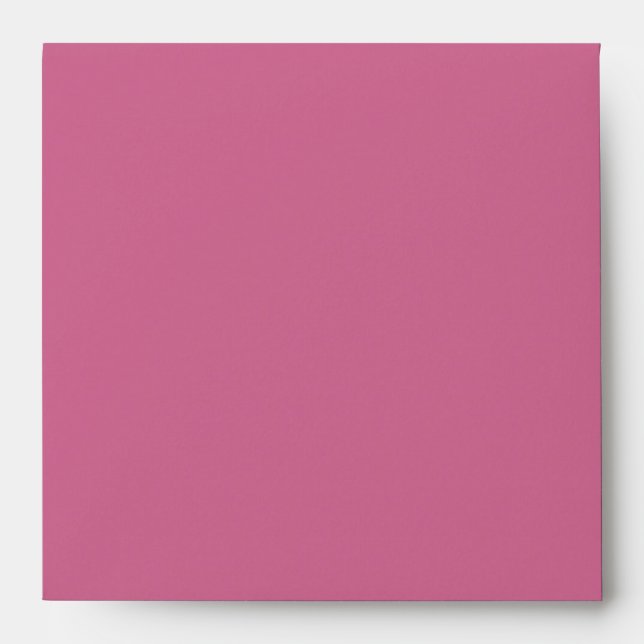 Square Pink Black Linen Envelopes (Front)