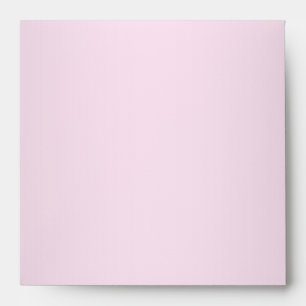 Square Pink Black Linen Envelopes
