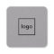 Square professional white add your custom logo