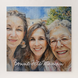 Square Puzzle Remember Photo Happy Mother's Day