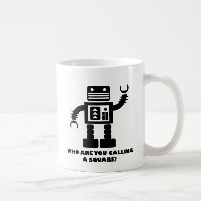 Square Robot Mug (Right)