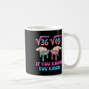 Square Root 36 49 If You Know You Know 67 Ice Crea Coffee Mug