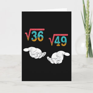 Square Root 36 49 Meme 67 Ice Cream Drip Math Teac Card