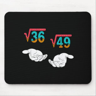 Square Root 36 49 Meme 67 Ice Cream Drip Math Teac Mouse Pad