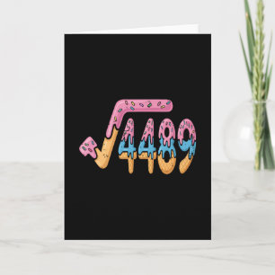 Square Root 4489 Ice Cream Slang Math 67 Six Seven Card