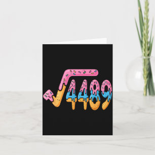 Square Root 4489 Ice Cream Slang Math 67 Six Seven Card