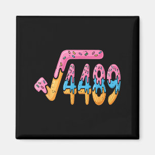 Square Root 4489 Ice Cream Slang Math 67 Six Seven Magnet