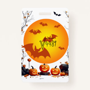 Square Root 4489  ID Badge